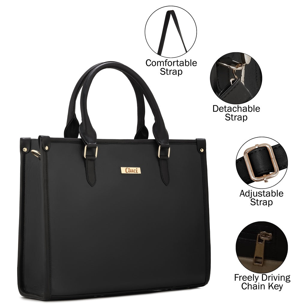 Cluci Women’s Tote Bag | Premium Structured Handbag with Shoulder Strap for Office & Daily Use