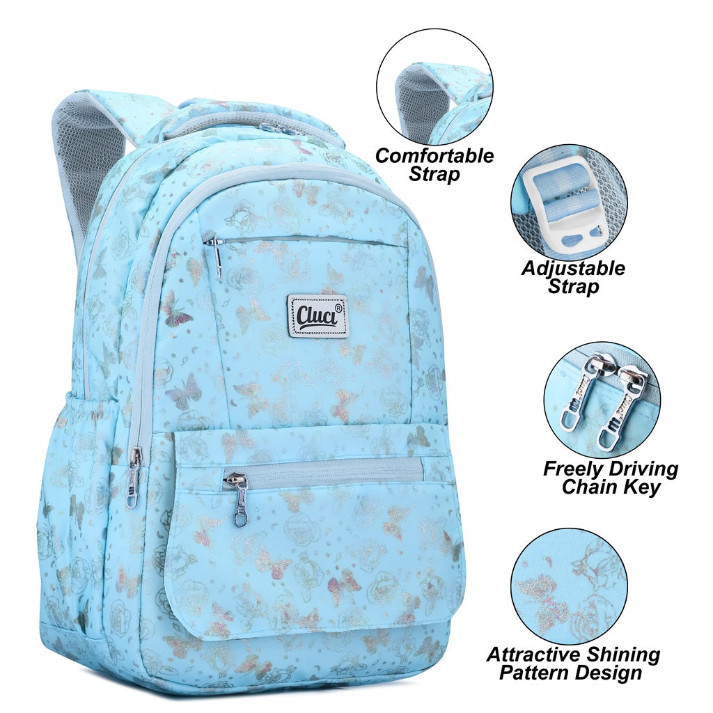 Cluci 30L Premium Backpack for Kids & Adults | Soft Padding, Durable Fabric & Modern Design