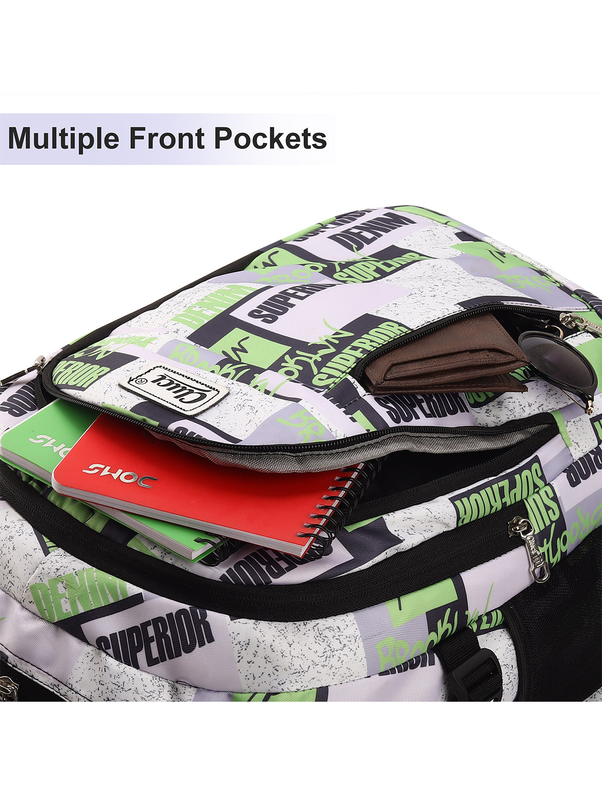 CLUCI 35L Printed School & College Backpack | Stylish Casual Bag