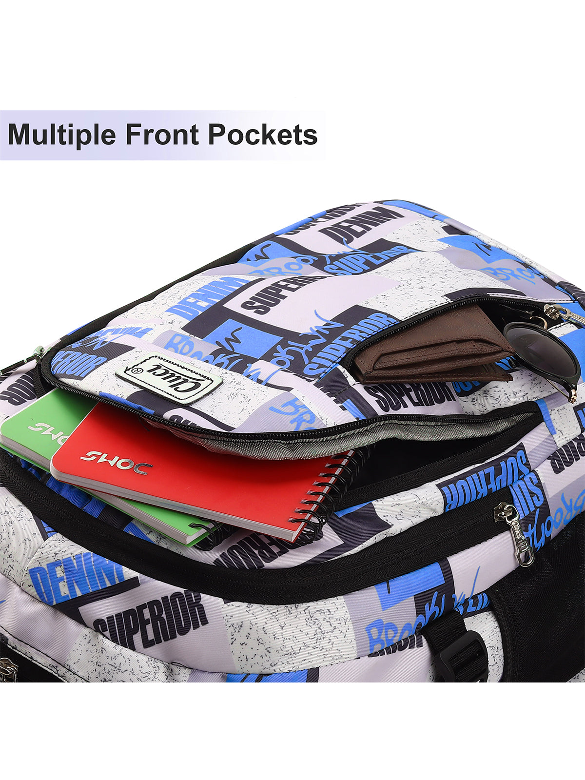 CLUCI 35L Printed School & College Backpack | Stylish Casual Bag