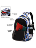 CLUCI 35L Printed School & College Backpack | Stylish Casual Bag